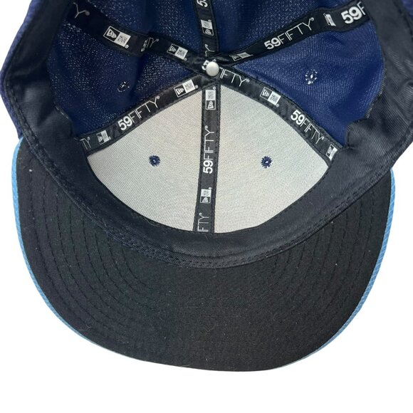 Tampa Bay Rays New Era 59Fifty 7 3/8 Alternate Logo On Field MLB Hat Cap TB - Picture 11 of 11
